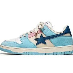 Blue Star Sneaker Skate Shoes